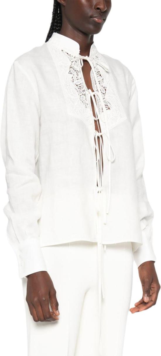 26SS 에르마노 설비노 셔츠 D484K612GQI10602 WHITE - ERMANNO SCERVINO
