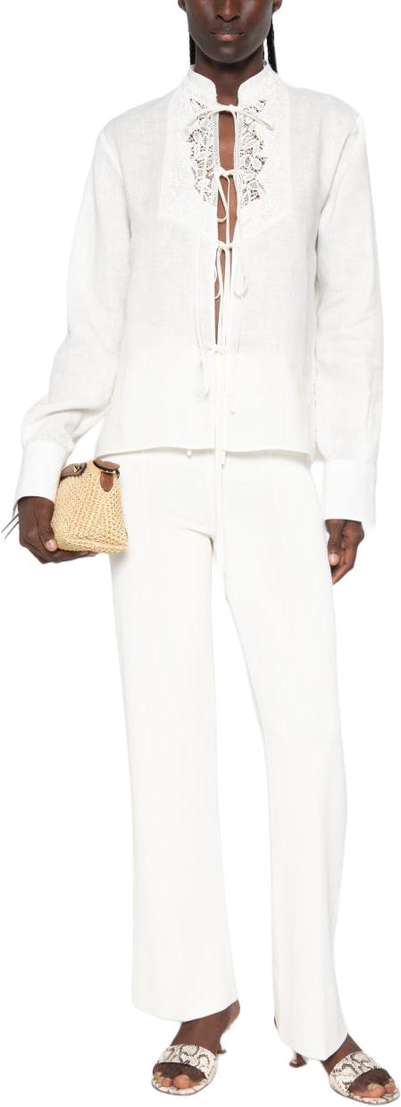 26SS 에르마노 설비노 셔츠 D484K612GQI10602 WHITE - ERMANNO SCERVINO