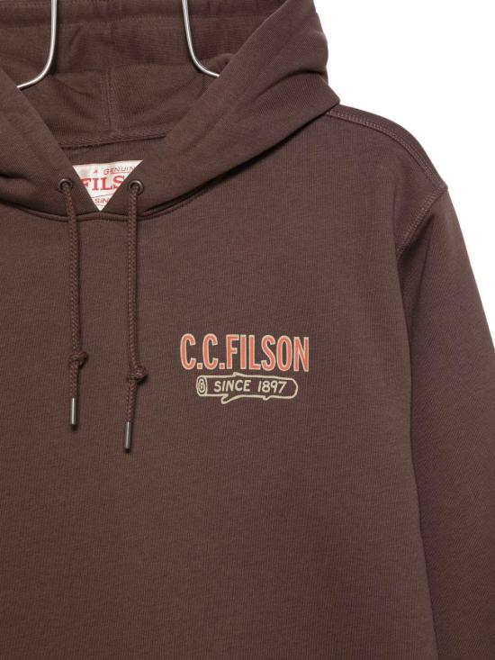 25FW 필슨 후드 티셔츠 FMFEL0042K0049208 BROWN - FILSON