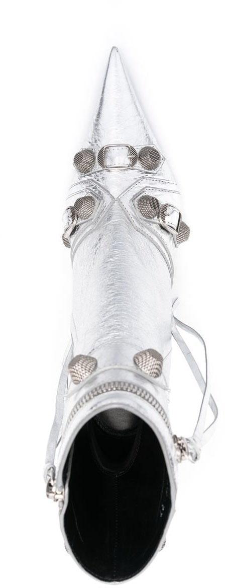  발렌시아가 카골 실버 스터드 부티 694379WBDK38018 SILVER - BALENCIAGA