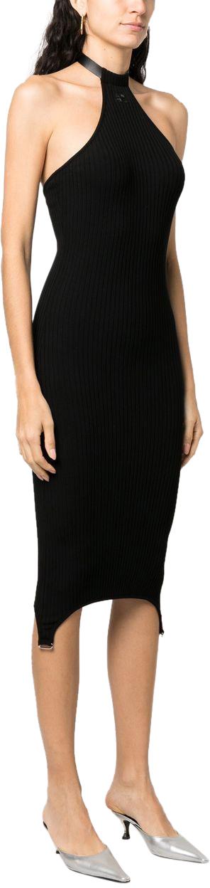  쿠레쥬 미디 원피스 123MRO185FI00219999 BLACK - COURREGES