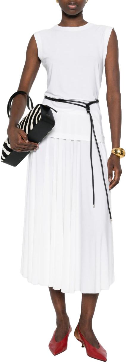 26SS 노마카말리 민소매 티셔츠 KK4256PLE91944 WHITE - NORMA KAMALI