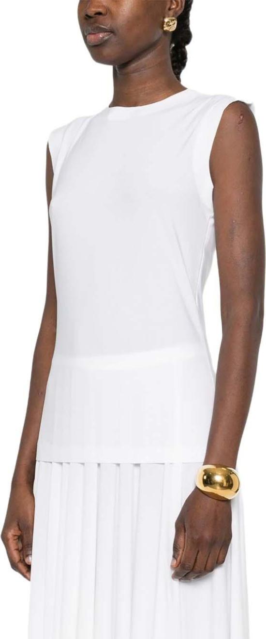 26SS 노마카말리 민소매 티셔츠 KK4256PLE91944 WHITE - NORMA KAMALI