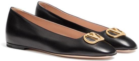 26FW 발렌티노 가라바니 플랫 슈즈 WS0PI8RRE0NO BLACK - VALENTINO GARAVANI