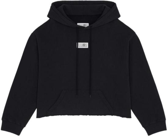 26SS 마르지엘라 후드 티셔츠 8056263223573 BLACK