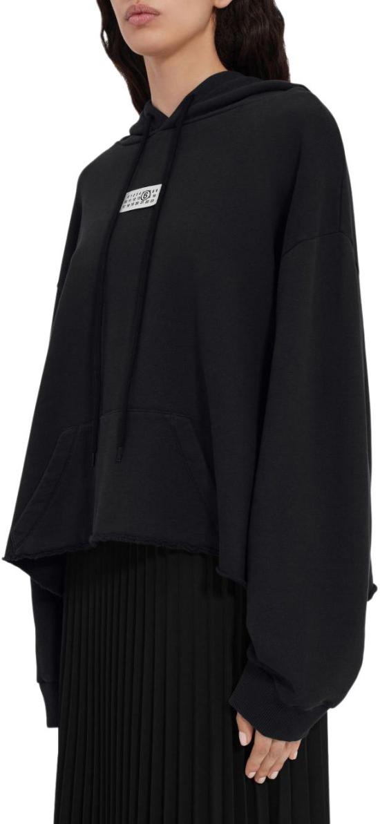 26SS 마르지엘라 후드 티셔츠 8056263223573 BLACK - MAISON MARGIELA