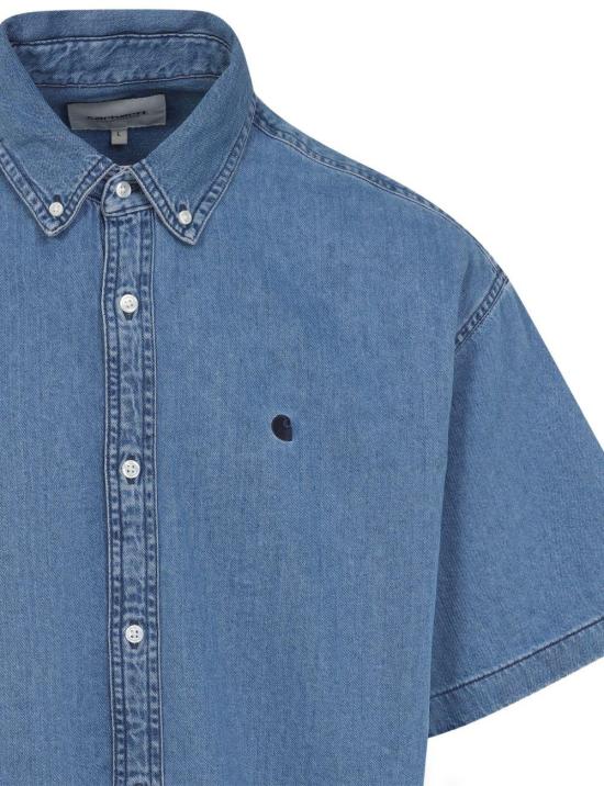 26SS 칼하트 숏슬리브 루카스 셔츠 I0345750106 BLUE - CARHARTT