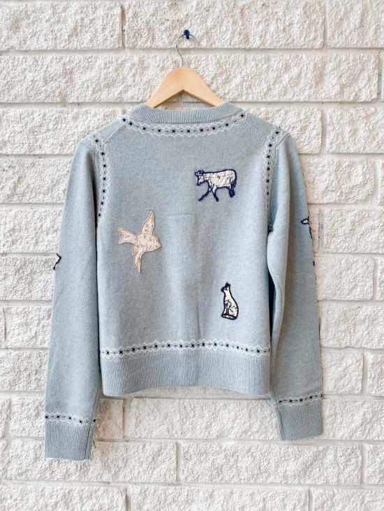  씨뉴욕 가디건 Sea Ny Winslow Craft Cardigan Blue - SEA NY