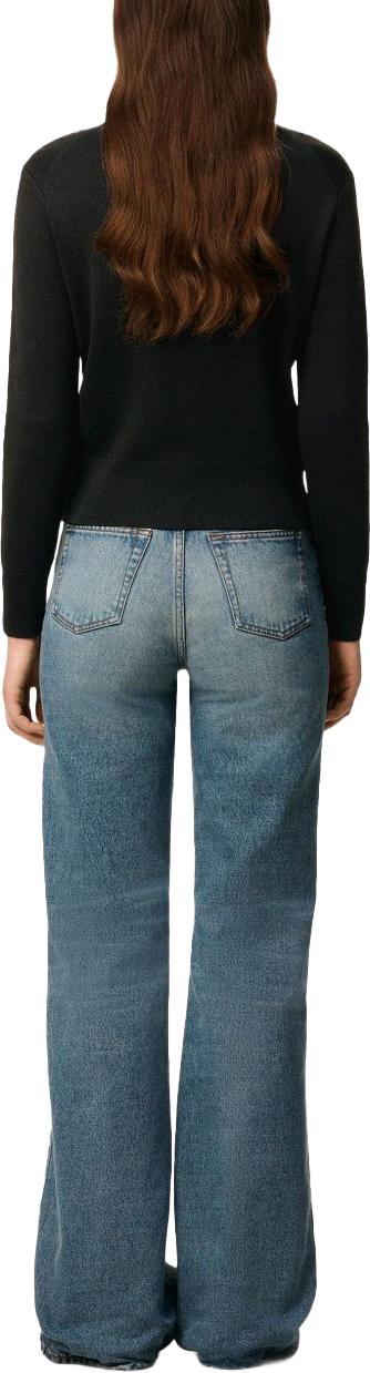 26SS 아미 ADC 자수 크루넥 스웨터 FKS826001009 BLACK - AMI