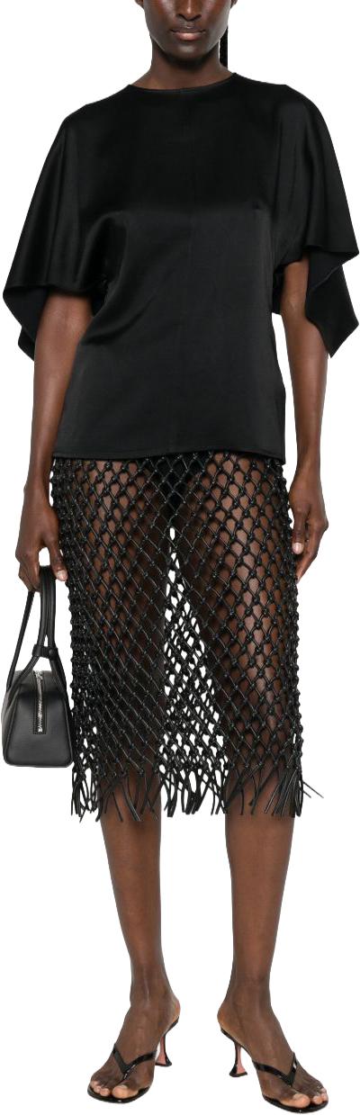26FW 스텔라 맥카트니 반팔 티셔츠 6T03013FU3021000 BLACK - STELLA MCCARTNEY