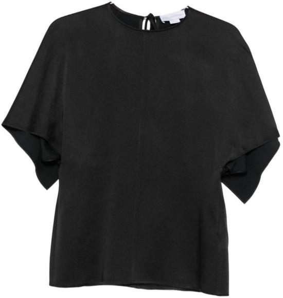 26FW 스텔라 맥카트니 반팔 티셔츠 6T03013FU3021000 BLACK