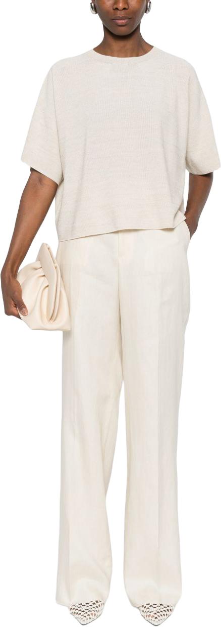 26SS 파비아나 필리피 반팔 티셔츠 MAD276F485M2200145 WHITE - FABIANA FILIPPI