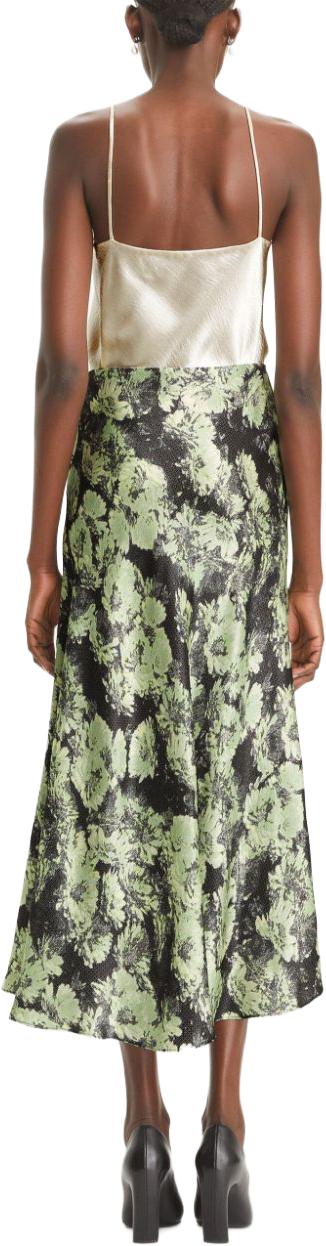 25SS 토리버치 롱 스커트 165457300 LIME - TORY BURCH