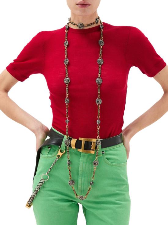 26SS 베르사체 스웨터 10245061A175481RB30 RED - VERSACE