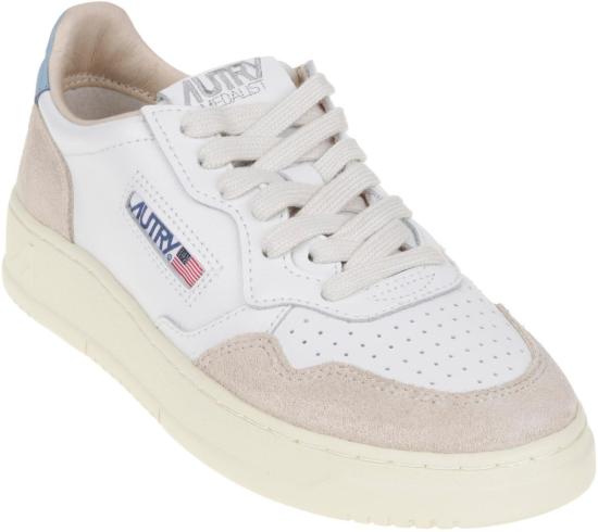 26SS 오트리 메달리스트 로우 레더 스니커즈 AULWLS12 WHITE - AUTRY