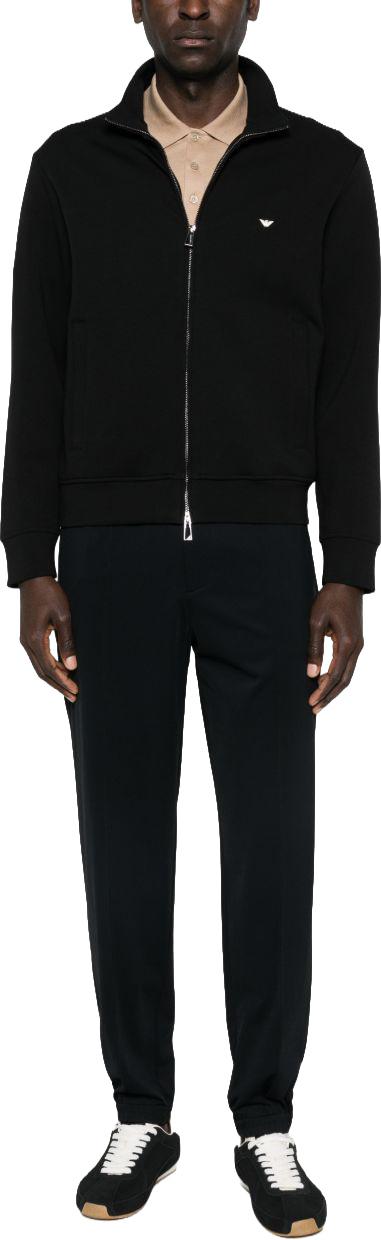 26FW 엠포리오 아르마니 집업 니트 EM004536AF10013UC001 BLACK - EMPORIO ARMANI
