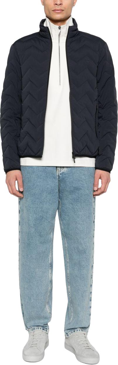 26SS 엠포리오 아르마니 집업 니트 EM004747AF17659U1053 WHITE - EMPORIO ARMANI
