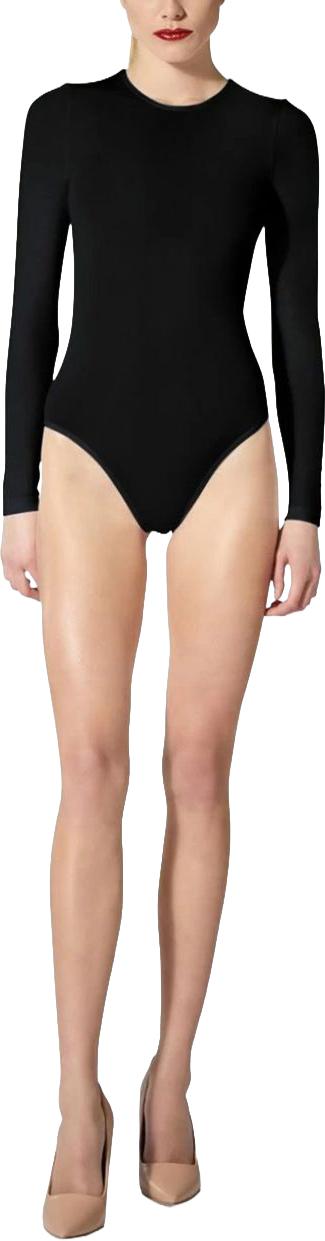 26FW 월포드 바디수트 티셔츠 750877005 BLACK - WOLFORD