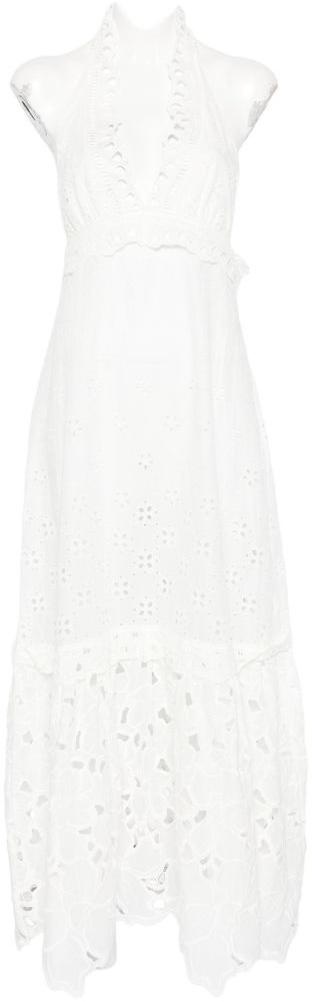 26SS 에르마노 설비노 롱 원피스 D484Q609QYD10602 WHITE