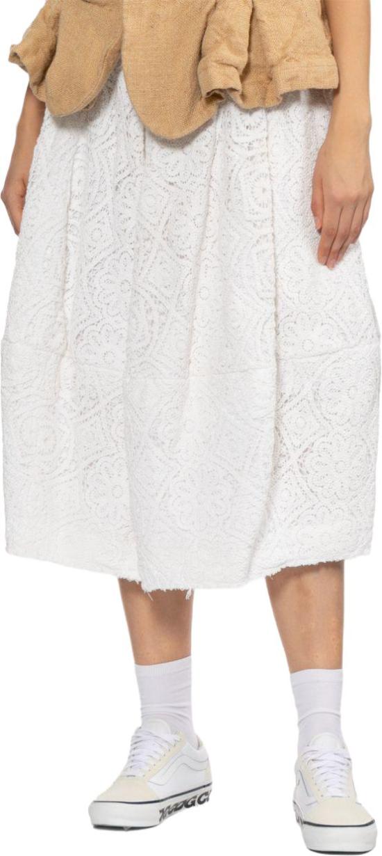26SS 꼼데가르송 롱 스커트 GQS0160511 WHITE - COMME DES GARCONS