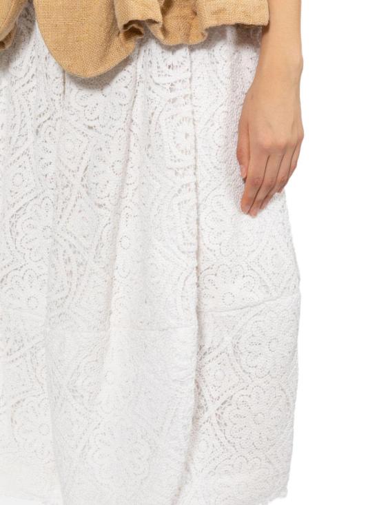 26SS 꼼데가르송 롱 스커트 GQS0160511 WHITE - COMME DES GARCONS
