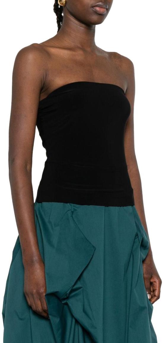 26SS 노마카말리 민소매 티셔츠 KK4256PL546001 BLACK - NORMA KAMALI