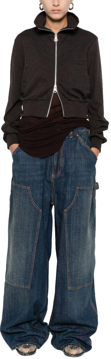 25FW 마르지엘라 스티치 와이드 워크웨어 진 S29KA0390M30037961 BLUE - MAISON MARGIELA