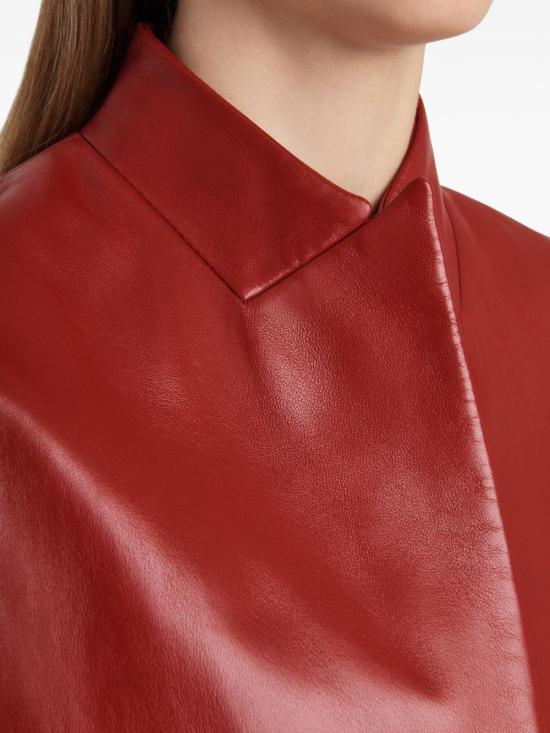 26SS 케이트 가죽 자켓 62211012528 RED - KHAITE