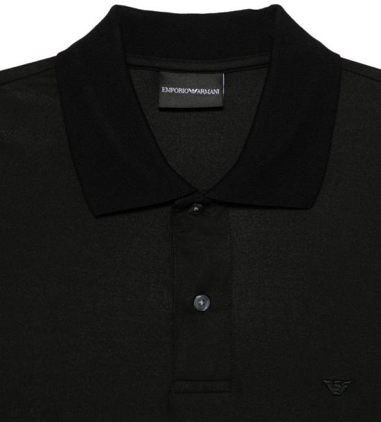 26SS 엠포리오 아르마니 폴로 티셔츠 EM004526AF13721UC001 BLACK - EMPORIO ARMANI