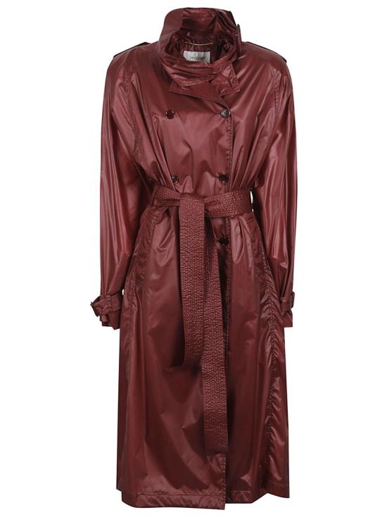26SS 생로랑 트렌치 코트 870862YZ9GI6005 Burgundy