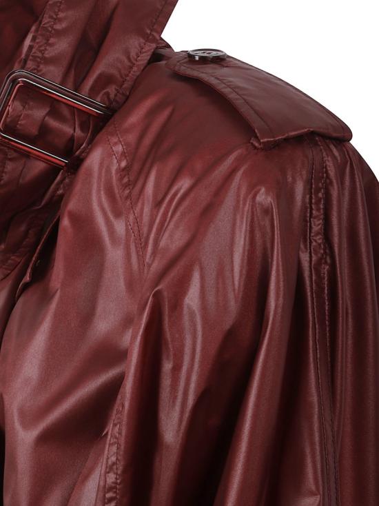 26SS 생로랑 트렌치 코트 870862YZ9GI6005 Burgundy - SAINT LAURENT
