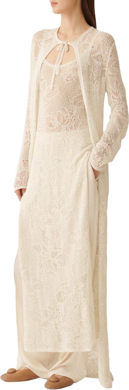 26SS 파비아나 필리피 가디건 MAD276F507D8640150 WHITE - FABIANA FILIPPI