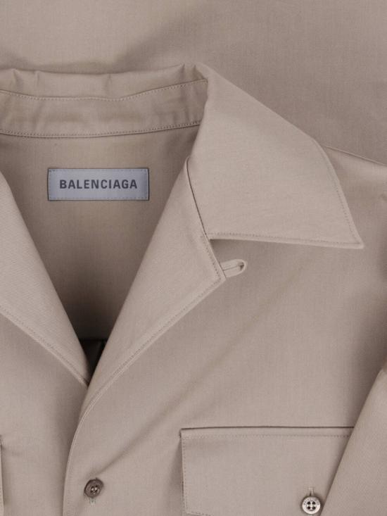 26FW 발렌시아가 반팔 셔츠 A001ZT TSP139509 Neutrals - BALENCIAGA