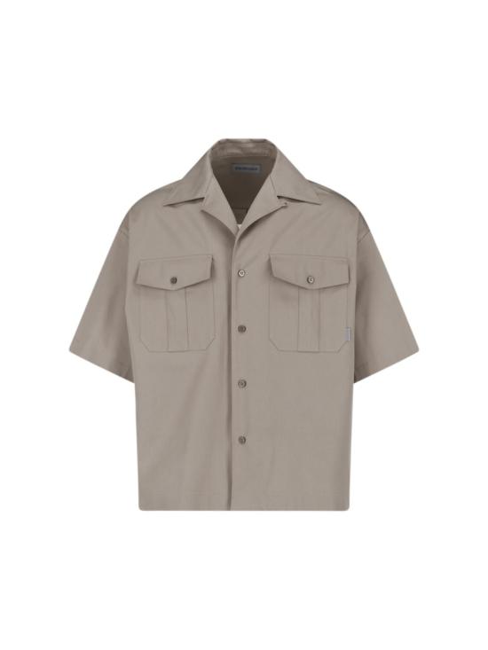 26FW 발렌시아가 반팔 셔츠 A001ZT TSP139509 Neutrals