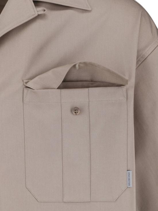26FW 발렌시아가 반팔 셔츠 A001ZT TSP139509 Neutrals - BALENCIAGA