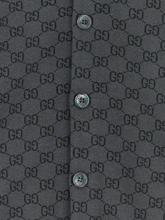 26FW 구찌 울 앤 실크 가디건 울 앤 실크 가디건 A0027K XKFMB Grey - GUCCI