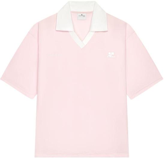 26SS 쿠레쥬 폴로 티셔츠 126JPO059JS0195B218 PINK