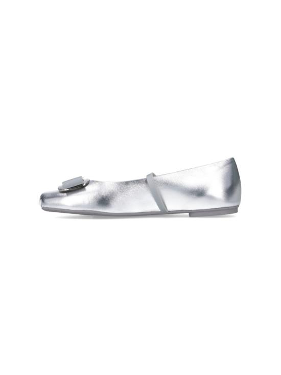 26FW 살바토레 페라가모 플랫 슈즈 769030009 Silver - SALVATORE FERRAGAMO