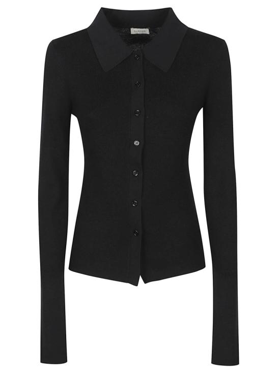 26SS 알마다 라벨 스웨터 4718BL Black