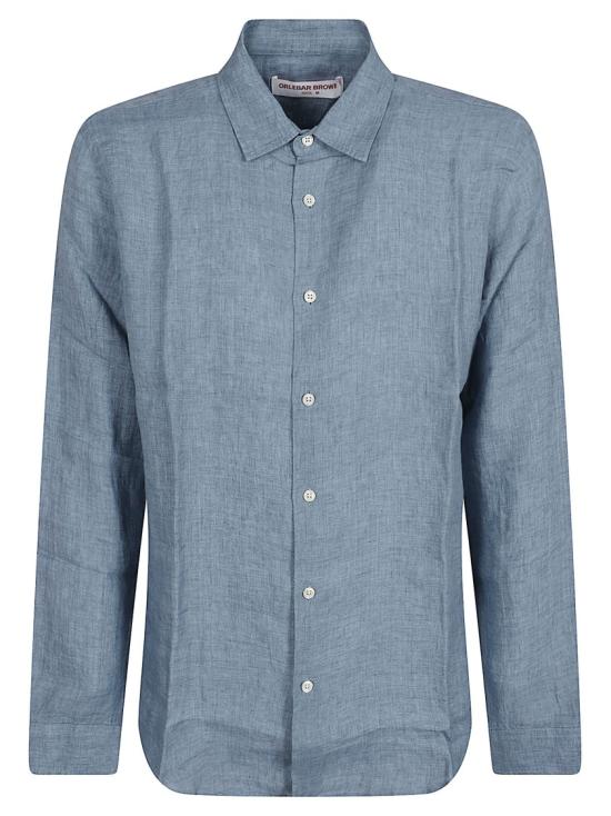 26SS 올레바 브라운 긴팔 셔츠 282454 Blue