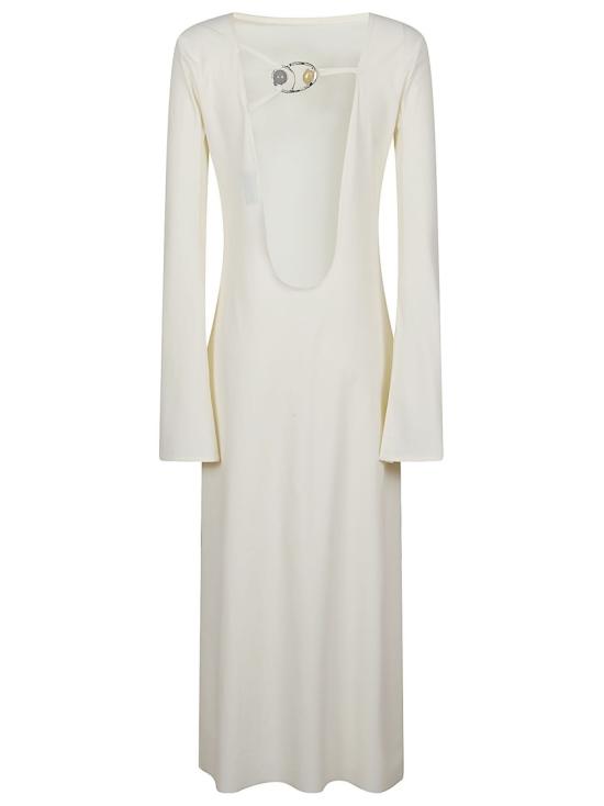 26SS 하물렛 롱 원피스 LARISSA White - HAMOULET