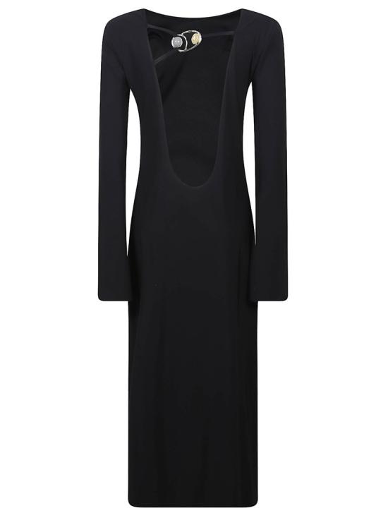 26SS 하물렛 롱 원피스 LARISSA Black - HAMOULET