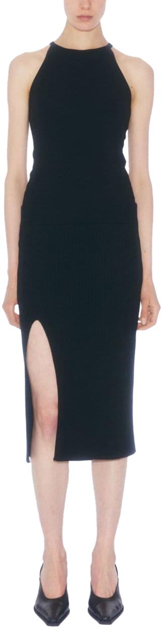  필리파 케이 미디 스커트 303411433 BLACK - FILIPPA K