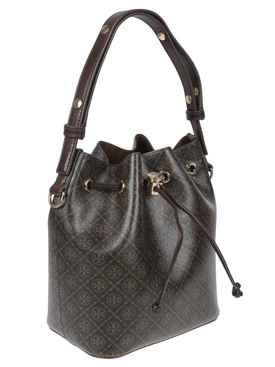 26SS 토리버치 엘라 페이턴트 토트백 168805 200 Grey - TORY BURCH