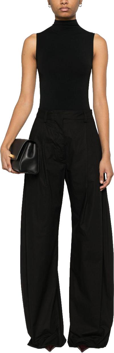 26FW 월포드 바디수트 티셔츠 760717005 BLACK - WOLFORD