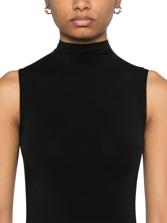 26FW 월포드 바디수트 티셔츠 760717005 BLACK - WOLFORD