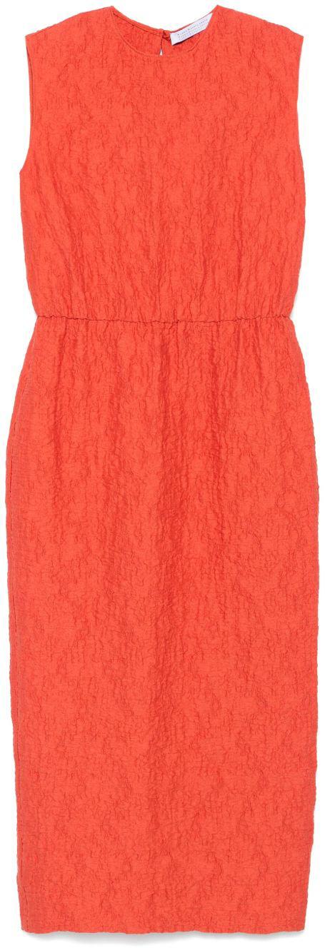 25SS 해리스와프런던 미디 원피스 A6231PYMYM03 ORANGE