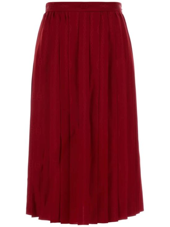 26FW 구찌 미디 스커트 865115 ZAM48 Red