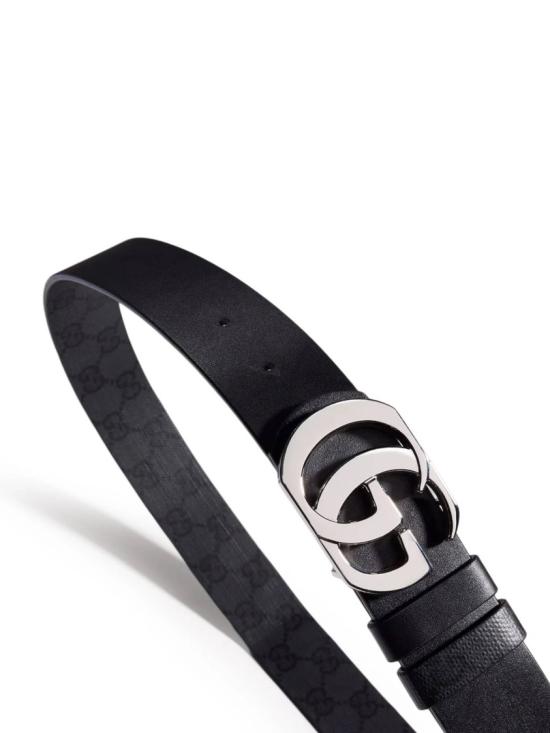 26FW 구찌 가죽 벨트 874723 AAGRL Black - GUCCI