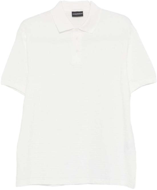 26SS 엠포리오 아르마니 폴로 티셔츠 EM004595AF10762F0185 WHITE